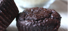 Muffins de chocolate y quinoa
